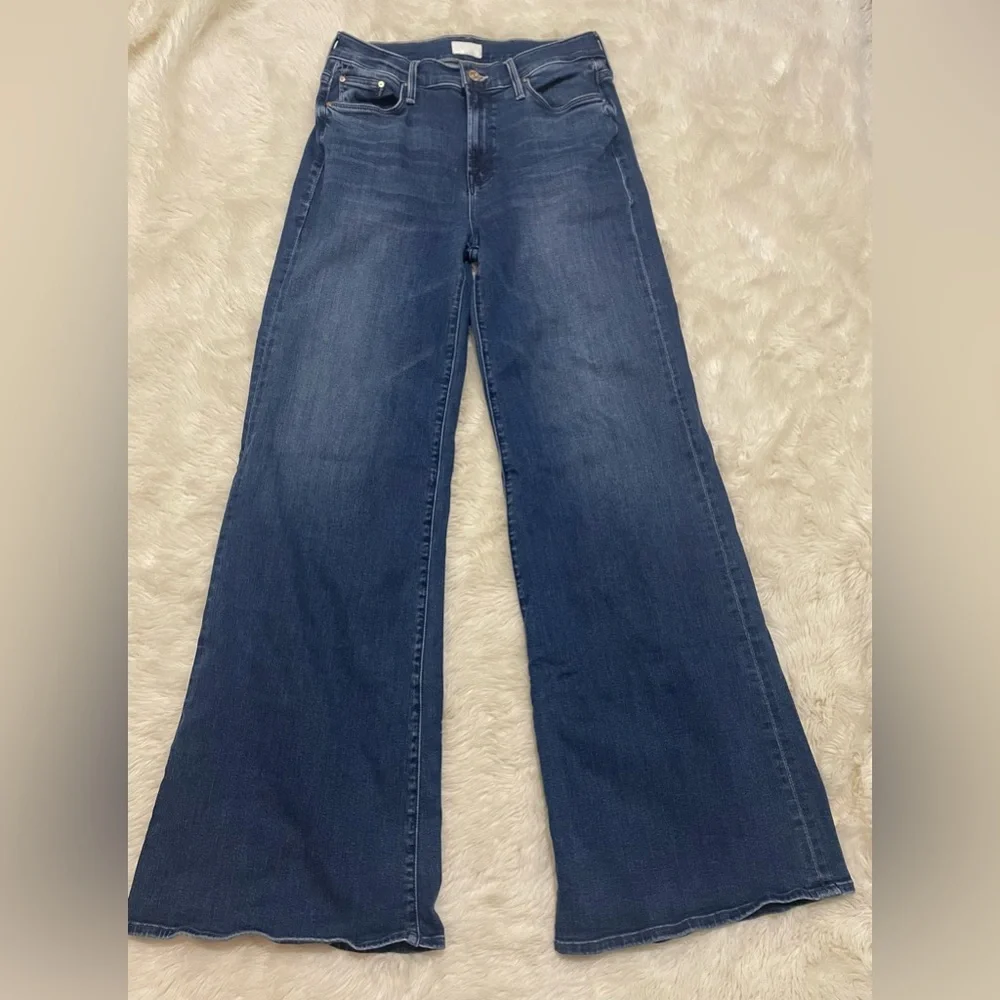 MOTHER The Twister Sneak Flare Jeans, Blue, Women’s 28